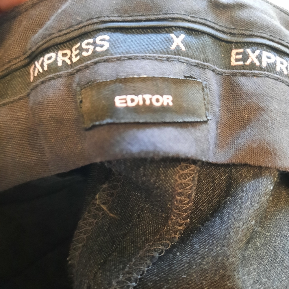 Express Editor Pants Gray Size 10 - image 3